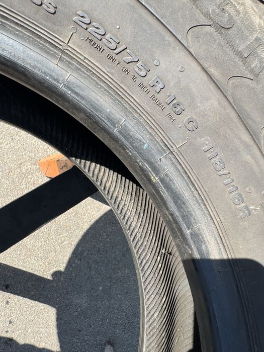 Шини Літні 4шт 225/75 R16C Continental Vanco 2