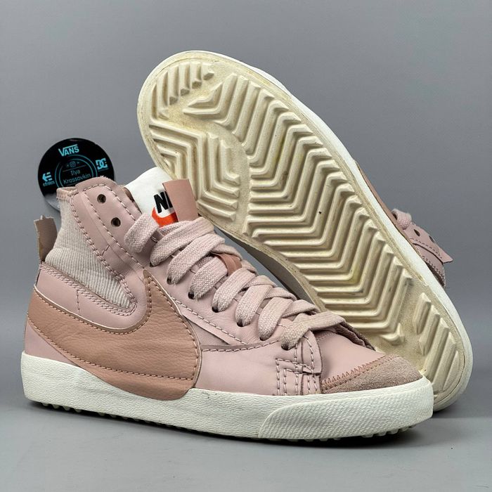Nike Blazer Mid 77 Jumbo кеды кеди кроссовки кросівки обувь взуття шкіра черевики демисезон ботинки кожа классика блейзер найк sb