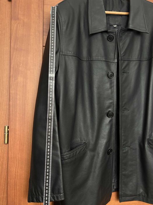 kurtka skórzana czarna męska roz. 50 (L,XL)