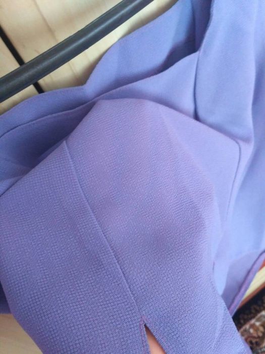 Сиреневый топ-майка