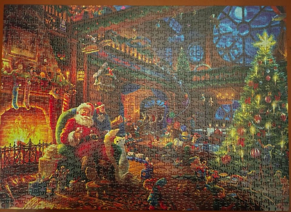 Адвент пазл новорічний
