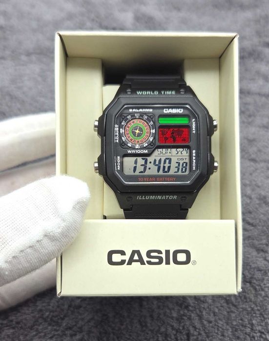 Casio Royale CASINO MOD – AE-1200WH – Fabrycznie Nowy