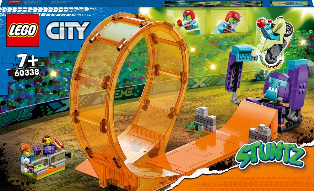 LEGO City Kaskaderska pętla i szympans demolka 60338. Nowy Produkt