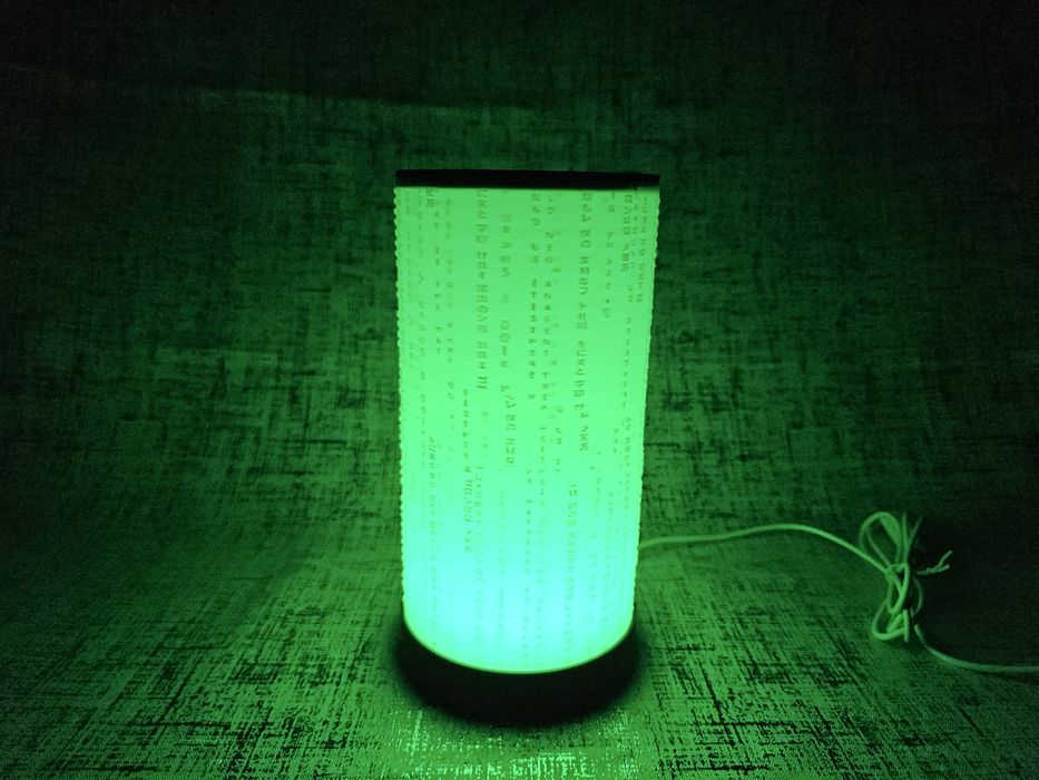 Ексклюзивний нічник «Matrix: Digital Rain» (Єдиний екземпляр / Hand-made)