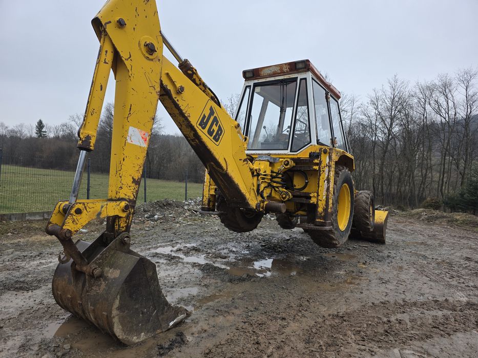 Koparko Ładowarka JCB 3CX. Napęd 4x4, Widły, Mocna