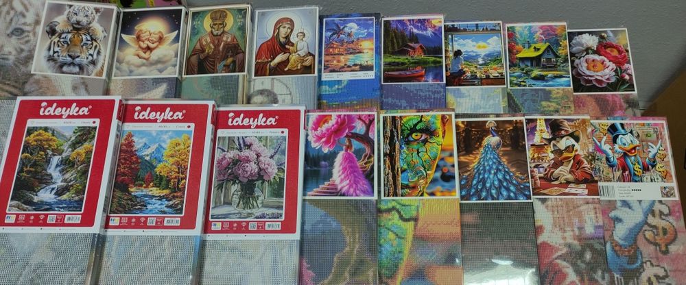 Алмазная живопись 30*40 см.40*40 см в НАЛИЧИИ!