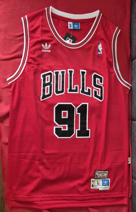 Nowa adidas Hardwood Classic chicago bulls Dennis Rodman rozm. L