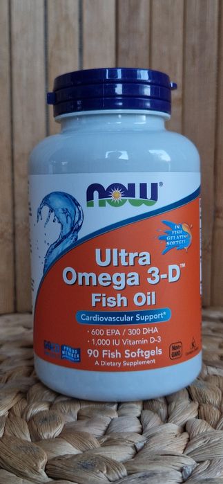 Ultra omega-3 z witaminą D 90 kapsułek