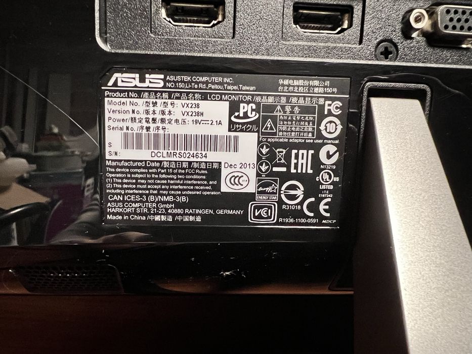 Monitor asus 24 polegadas gaming  led