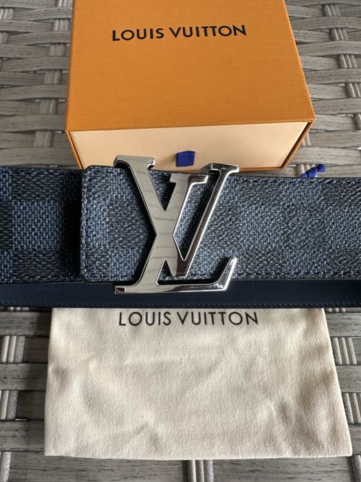 Ремінь Louis Vuitton  Damier Cobalt Blue