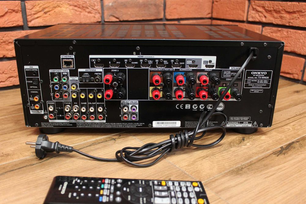 ‼️ Amplituner ONKYO TX-NR626 |7x130W| DTS|HDMI|USB|BT|Wifi|PILOT ‼️