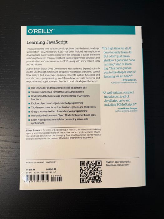 Learning JavaScript (3rd Edition)