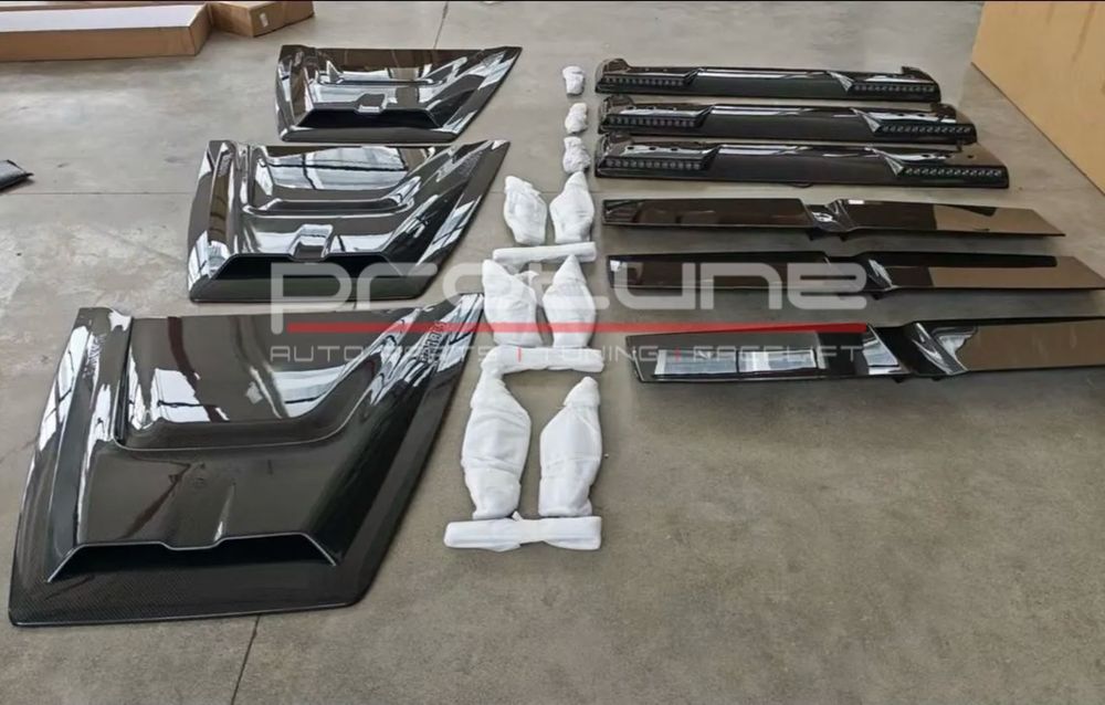 Карбон BRABUS обвес комплекта Mercedes W465 Капот Губа Козырек Плита Спойлер Люстра Арки