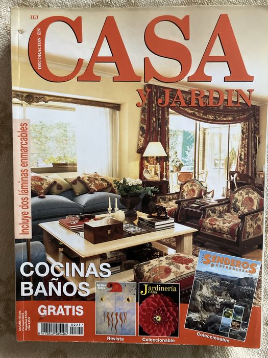 4 issues of Casa & Jardim magazine, including free issue #153 of Casa Cláudia.64285845311233120