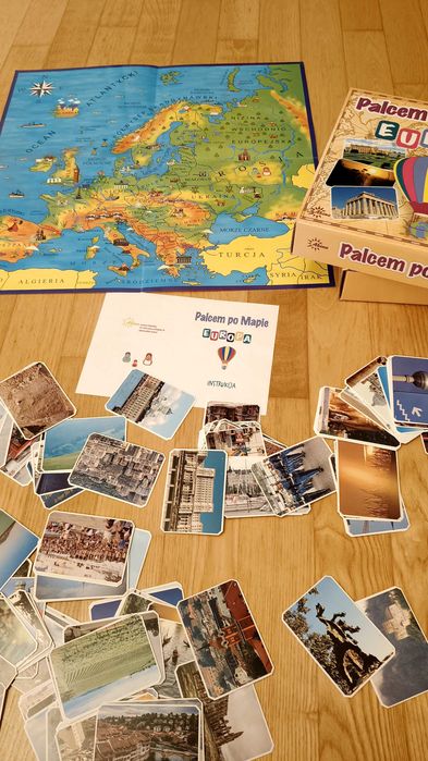 Palcem po Mapie Europa gra Wyd.Abino