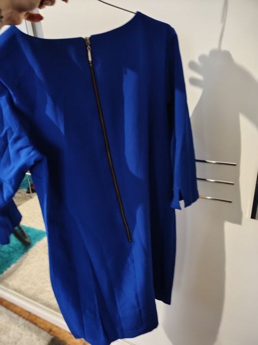 Elegancka sukienka ciemny niebieski Edan 36 viskoza