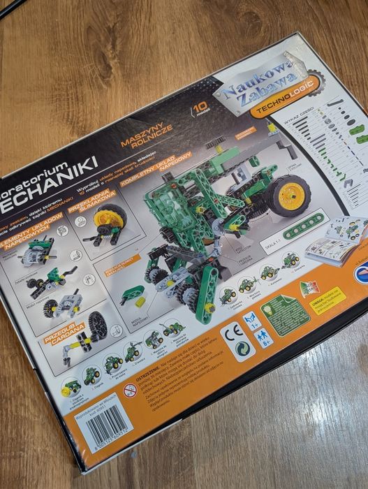 Klocki konstrukcyjne maszyny rolnicze traktor ciągnik laboratorium mechaniki