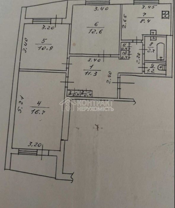 Продаж 3 кім. квартири, Салтівка м. Харків