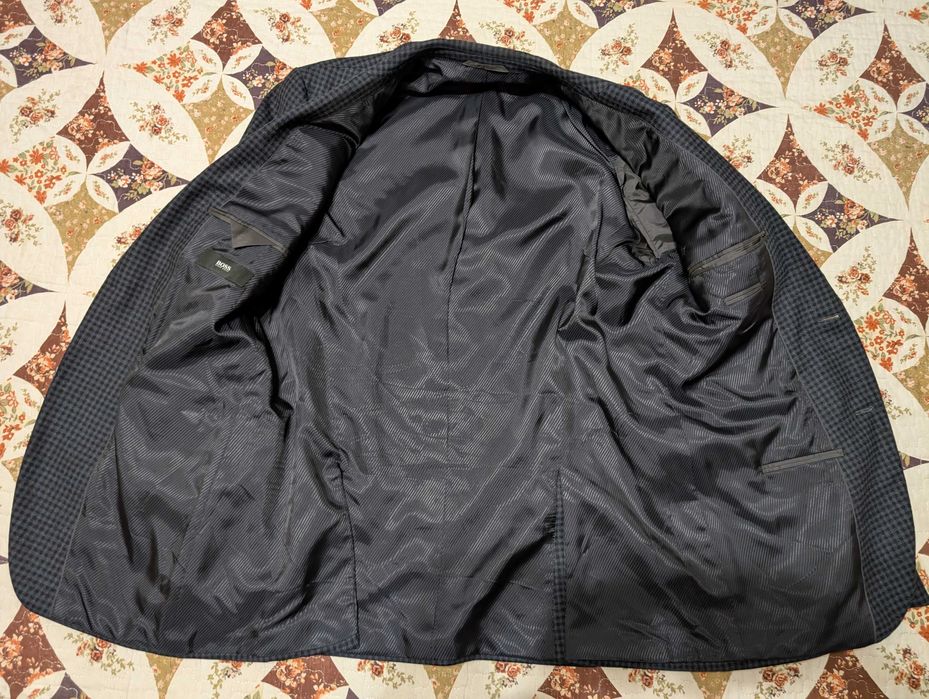 Мужской шерстяной пиджак на большой рост Hugo Boss, р. 98( 52)