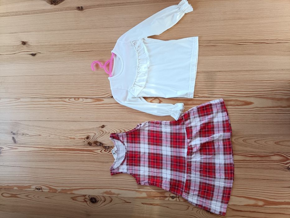 Sukienka i bluzka dziewczęce