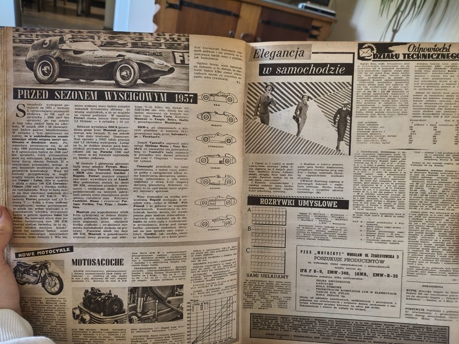 Motor 1957 czasopisma