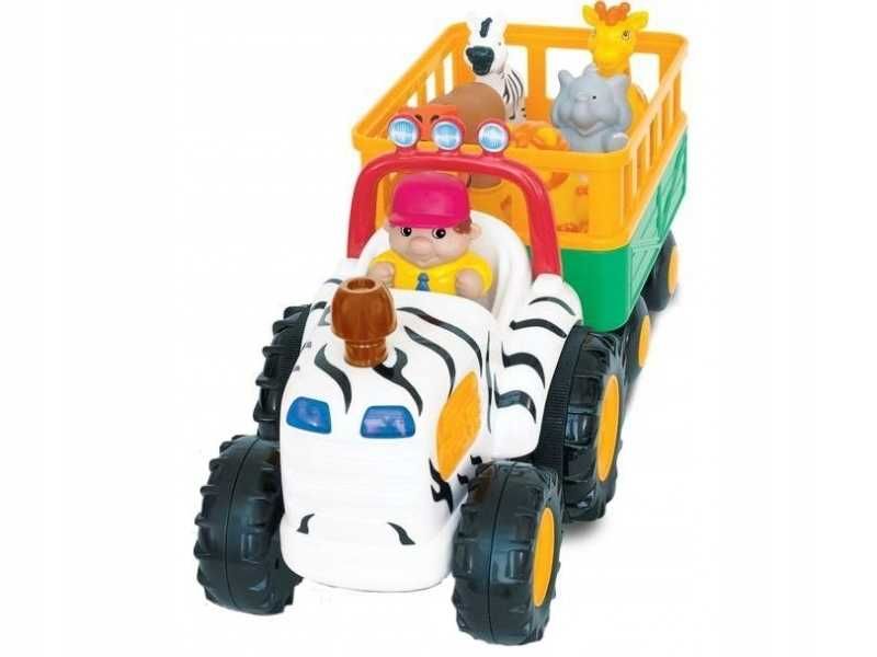 Dumel Traktor Safari jeździ figurki ZOO muzyka