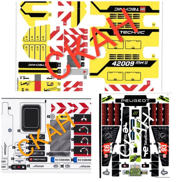 Lego Technic 42154  42171 42141  42110  42206 42207 42083 42096 42056  42126 42156 42130 42159 42043 42009 8258 42177 10303 Налейки Скан