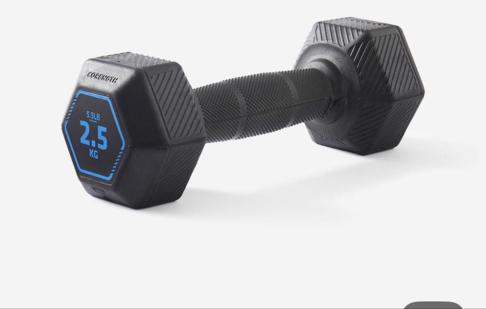 Halter Hexagonal musculacao 2,5kg