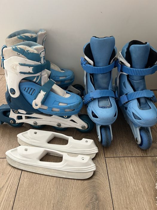 łyżwo-rolki i wrotki