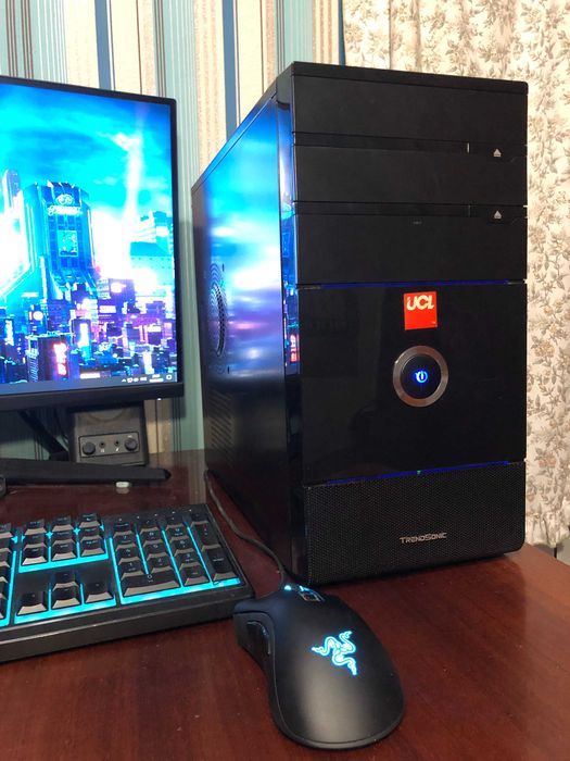 Игровой ПК Intel i3 8100/DDR4 8Gb/GTX 1060 6/SSD120+320 компьютер системный блок