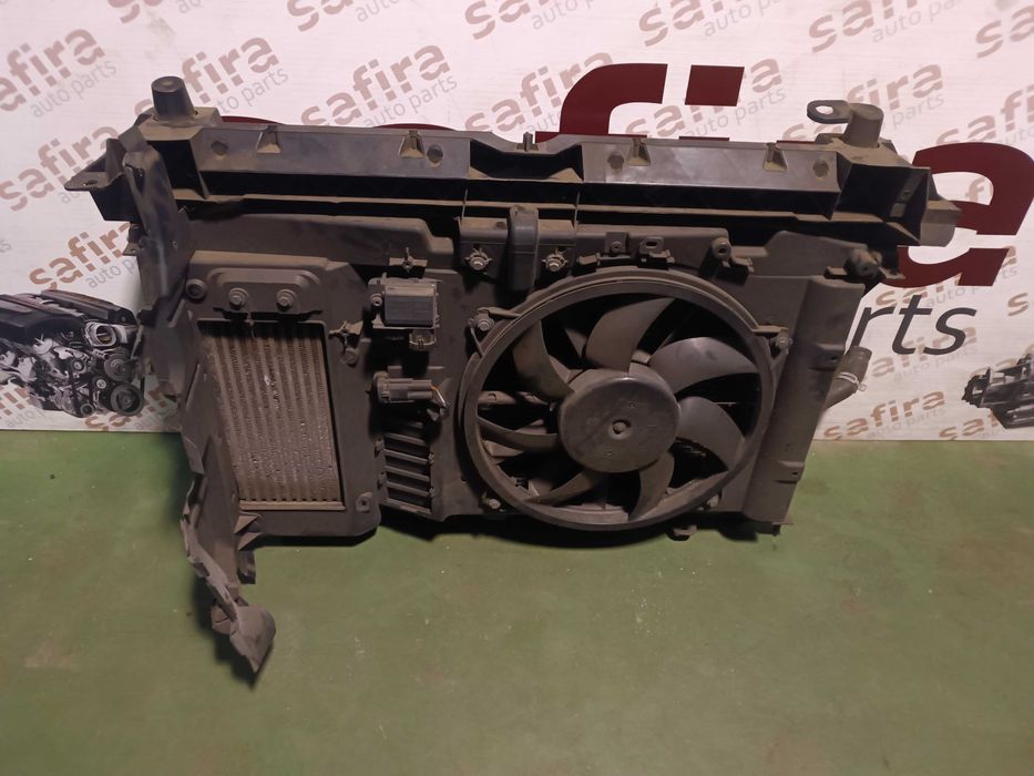 Frente em Fibra co Radiadores e Termoventilador Citroen Berlingo B9 / Peugeot Partner 1.6HDI 2008-2018