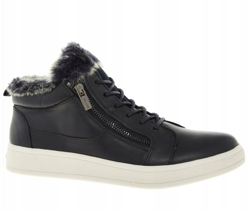 Botki Calvin Klein z futerkiem