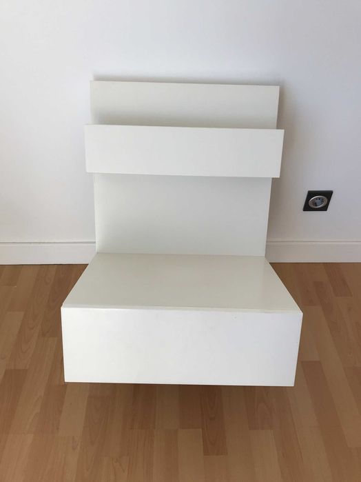 Mesas cabeceira Ikea Malm brancas