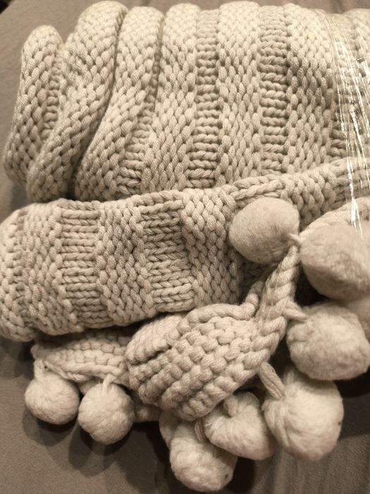 Szalik wełna merino wełniany