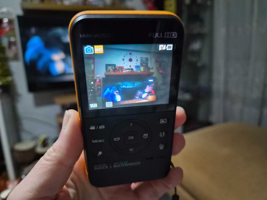 Câmara desporto a prova de água e poeiras Samsung HMX - W350