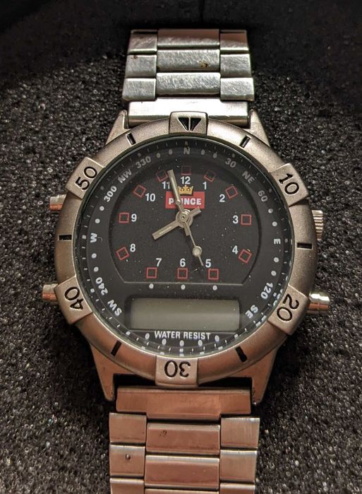 Будильник годинник з двома типами циферблатів підсвіткою Prince Данія