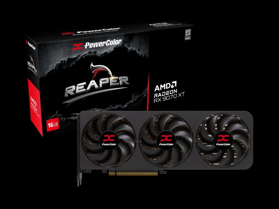 Gráfica PowerColor Radeon RX 9070 XT Reaper 16GB GDDR
como nova na caixa  só só utilizada uma vez
3 anos de garantia ainda
nova na caixa