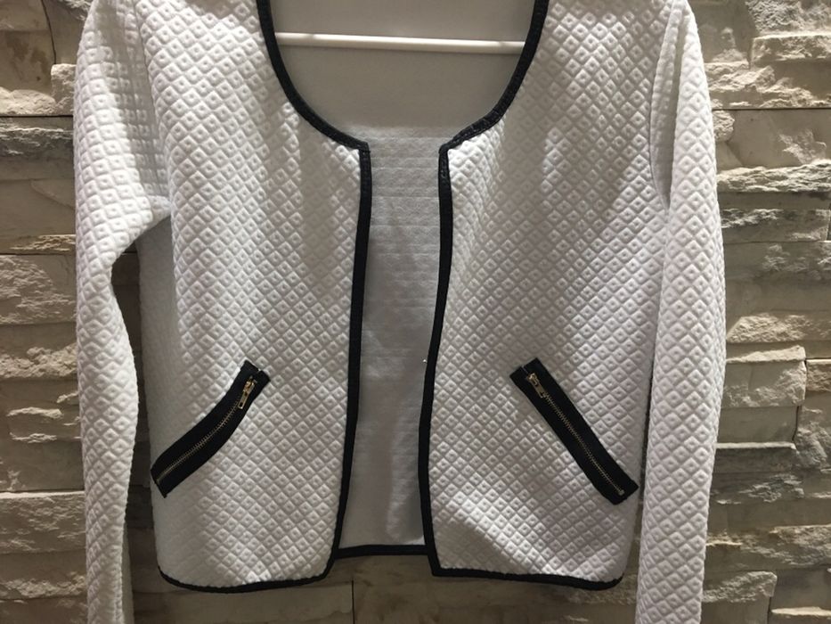 Ramoneska pikowana narzutka żakiet