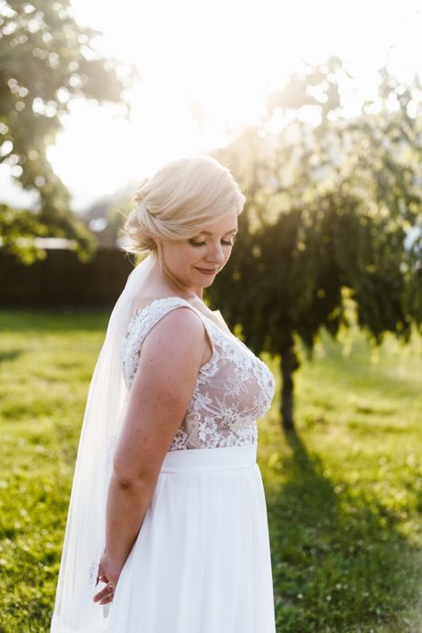 Muślinowa Suknia Ślubna