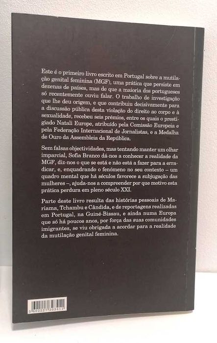 Cicatrizes de Mulher, de Sofia Branco