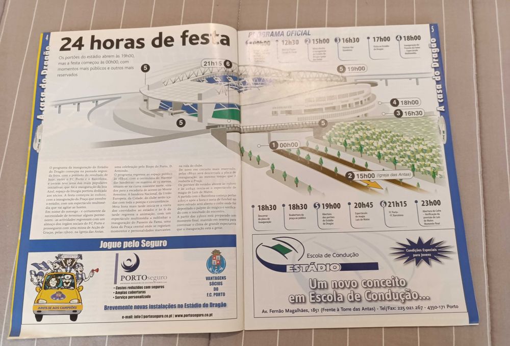 Revista O Jogo A Casa Dragão + Fotos Gigantes Estádio Plantel Ano  FCP