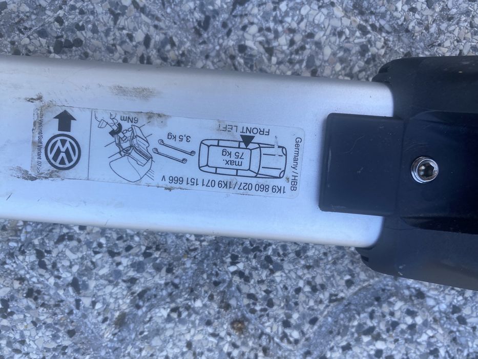 Barras tejadilho VW Golf 5 variant e 6 variant originais