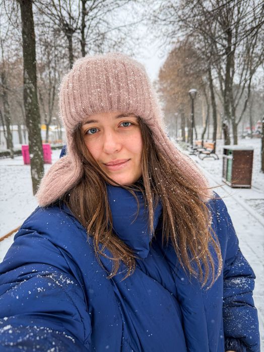 Жіноча шапка вушанка дуже тепла