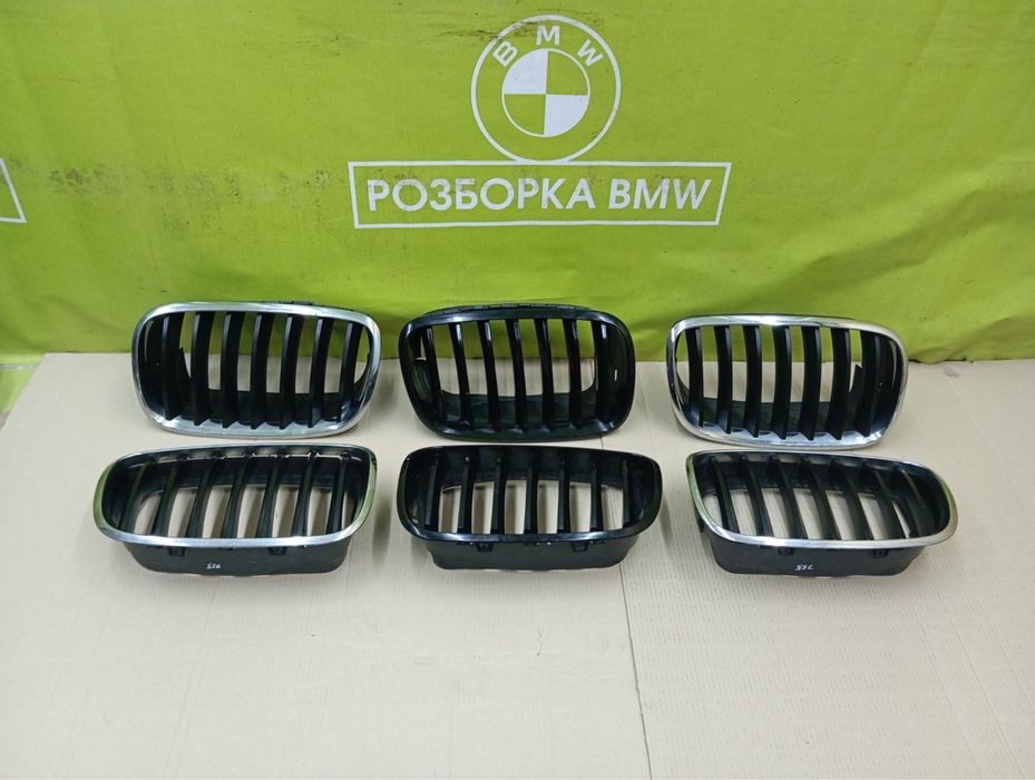 Ноздри капота BMW X5 E70 E71 Решетки  БМВ Х5 Е70 Е71 решітка радіатора