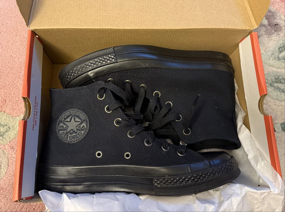 Новые высокие чёрные кеды Converse (оригинал) 39 размер стелька 24,5см