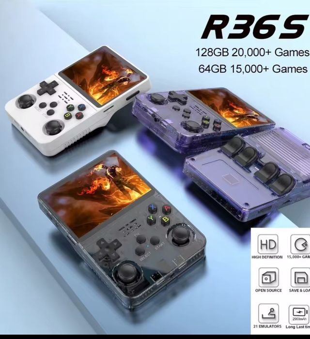 Przenośna konsola do gier wideo RS36S (kilkanaście tysięcy gier)