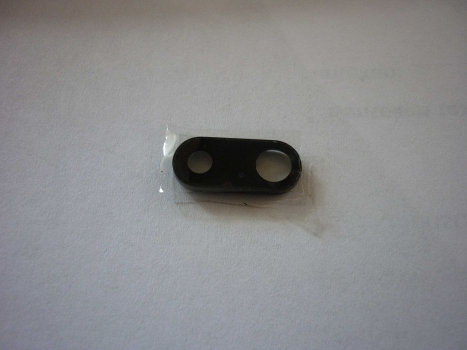 Стекло камеры для iPhone 7 Plus, в рамке, материал стекло, черное