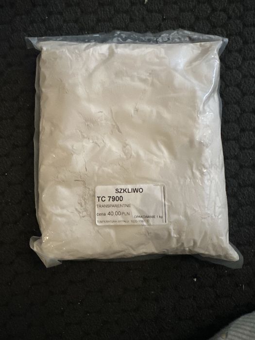 Szkliwo 1kg transparentne
