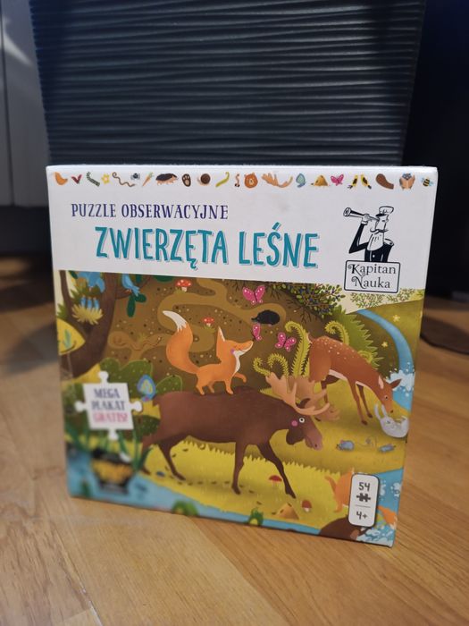 Puzzle zwierzęta leśne.
