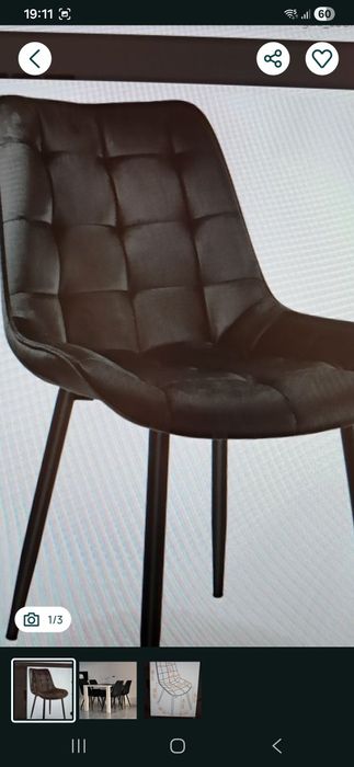 Sprzedam 4krzesla tapicerowane jak nowe